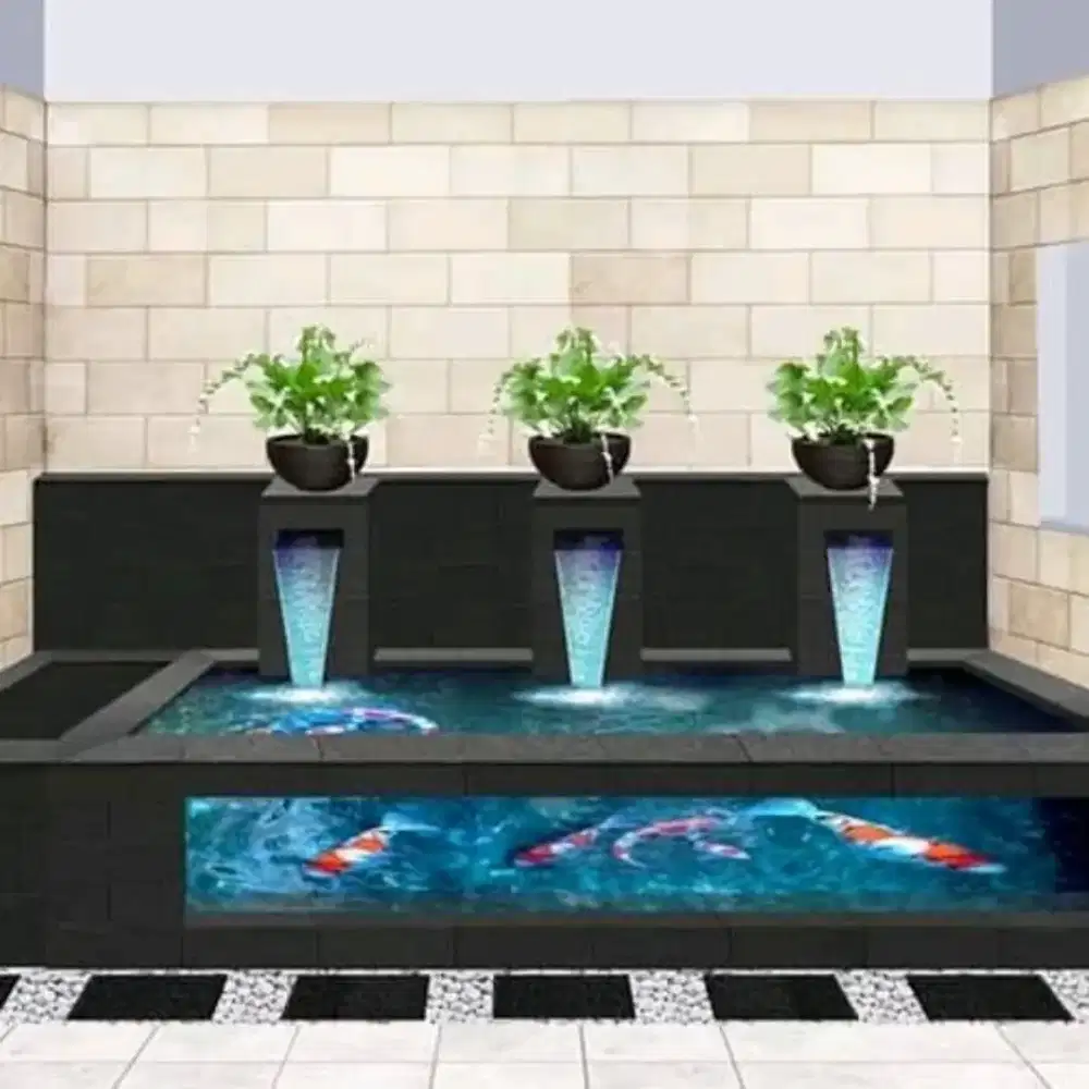 Spesialis pembuatan kolam koi.