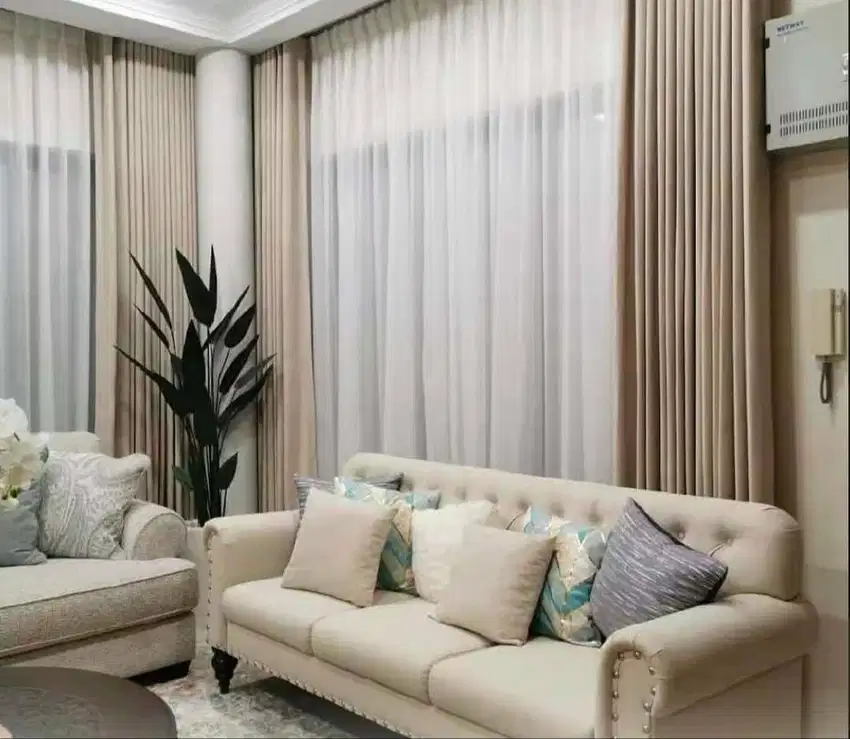 Jual Gorden Blackout Pasang Skat Klinik Hordeng Pintu Gordyn Vitrase