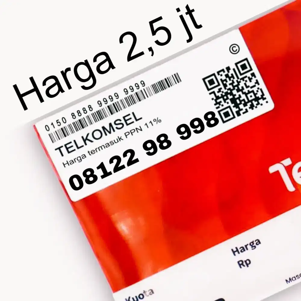 Nomor cantik simpati 10 digit telkomsel 998