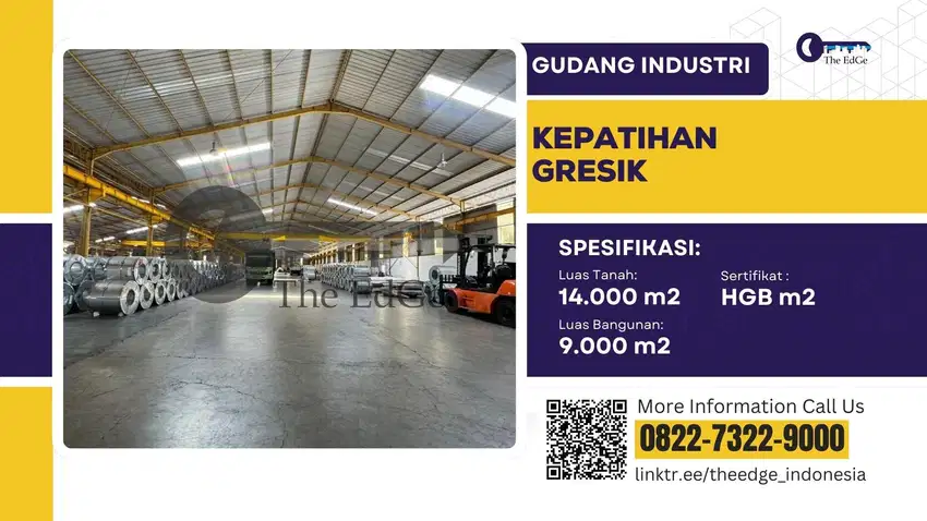 Jual Gudang Industri Kepatihan Menganti Gresik - The EdGe