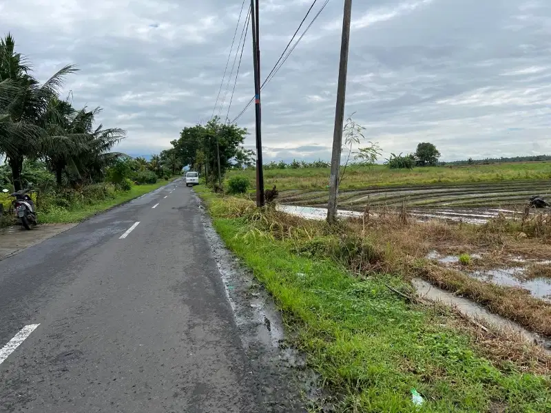 jual tanah murah view bagus dekat jalan utama di tabanan bali.