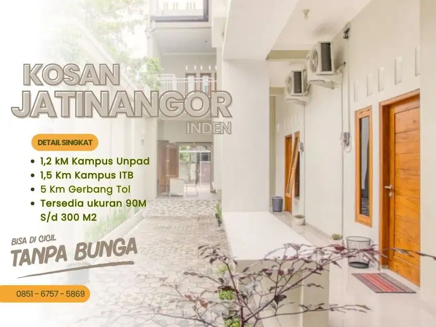 Jual Kosan Indent Bebas Desain Dan Tentukan Jumlah Kamar