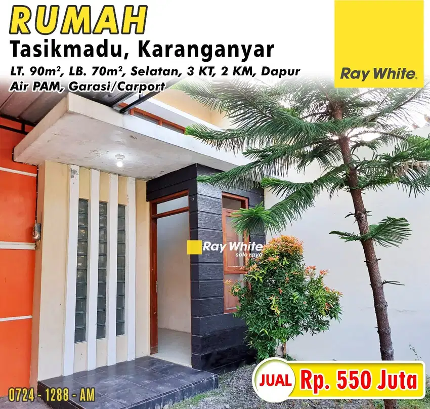 Rumah Dalam Perumahan di Tasikmadu dkt UNS Solo