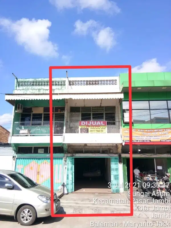 DIJUAL RUKO STRATEGIS DI JLN. GATOT SUBROTO NO. 224 JAMBI