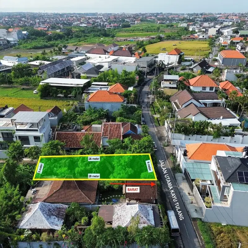 LAHAN HOOK DI KAWASAN PREMIUM KAYU TULANG SELATAN, CANGGU - BALI