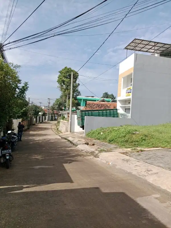 Tanah kavling pinggir jalan dekat gerbang tol