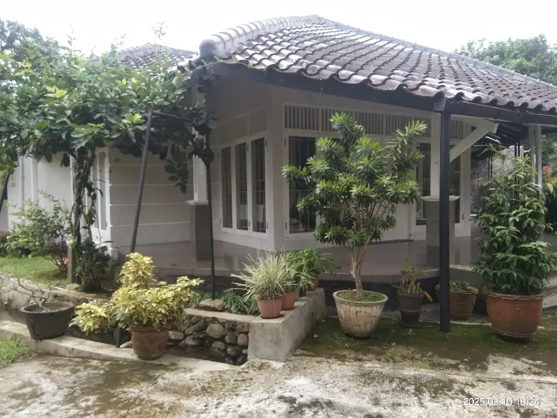 Dijual Rumah villa loji 1500 m2 ada mata air mengalir dekat RSUD Bogor