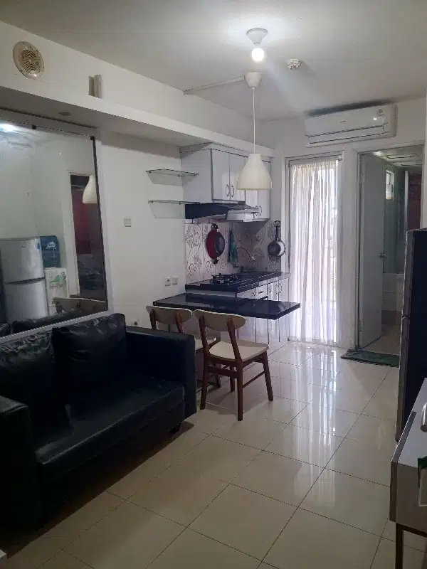 disewakan 2kamar furnish apartemen basura city