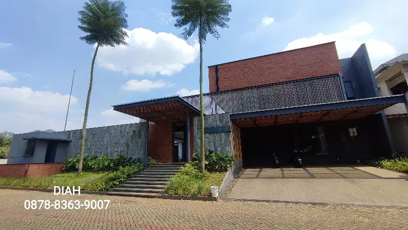Rumah 2Lantai dgn Pool Dlm  Cluster dkt Tol di South City, Pdk Cabe
