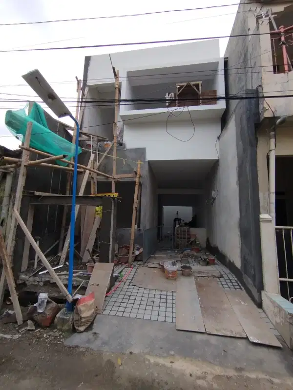 Rumah 2 Lantai Bangunan Baru (on progress)Kranggan Permai, Bekasi 