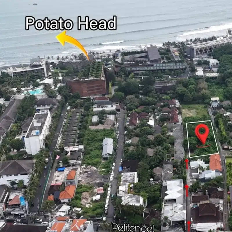 LAHAN LANGKA DI KAWASAN PREMIUM PETITENGET, SEMINYAK - BALI