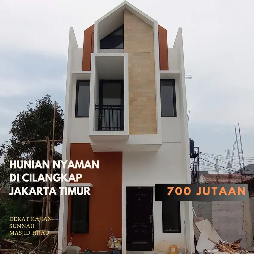 Rumah Cilangkap Dalam Kompleks Cluster dekat Pintu Tol dan Stasiun LRT