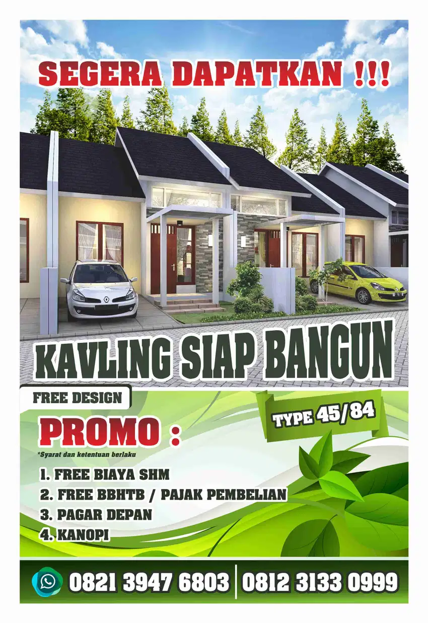 RUMAH MINIMALIS SIAP BANGUN LOKASI HOOK