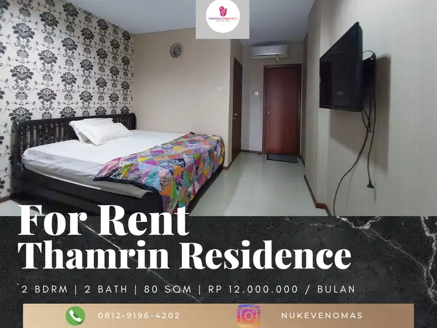 Disewakan Apartement Thamrin Residence City Home 2 BR Furnished