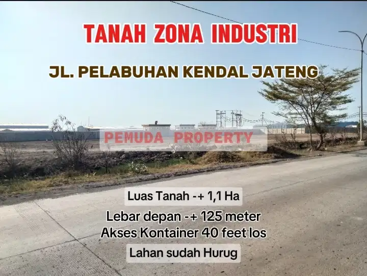 JUAL TANAH JL. PELABUHAN KENDAL