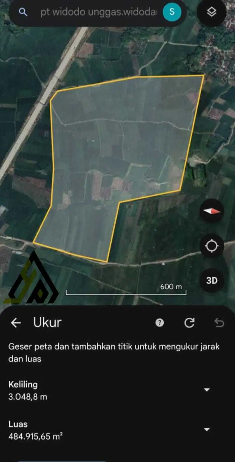 Dijual cepat tanah industri lokasi Ngawi strategis Luas 48 Ha BU!