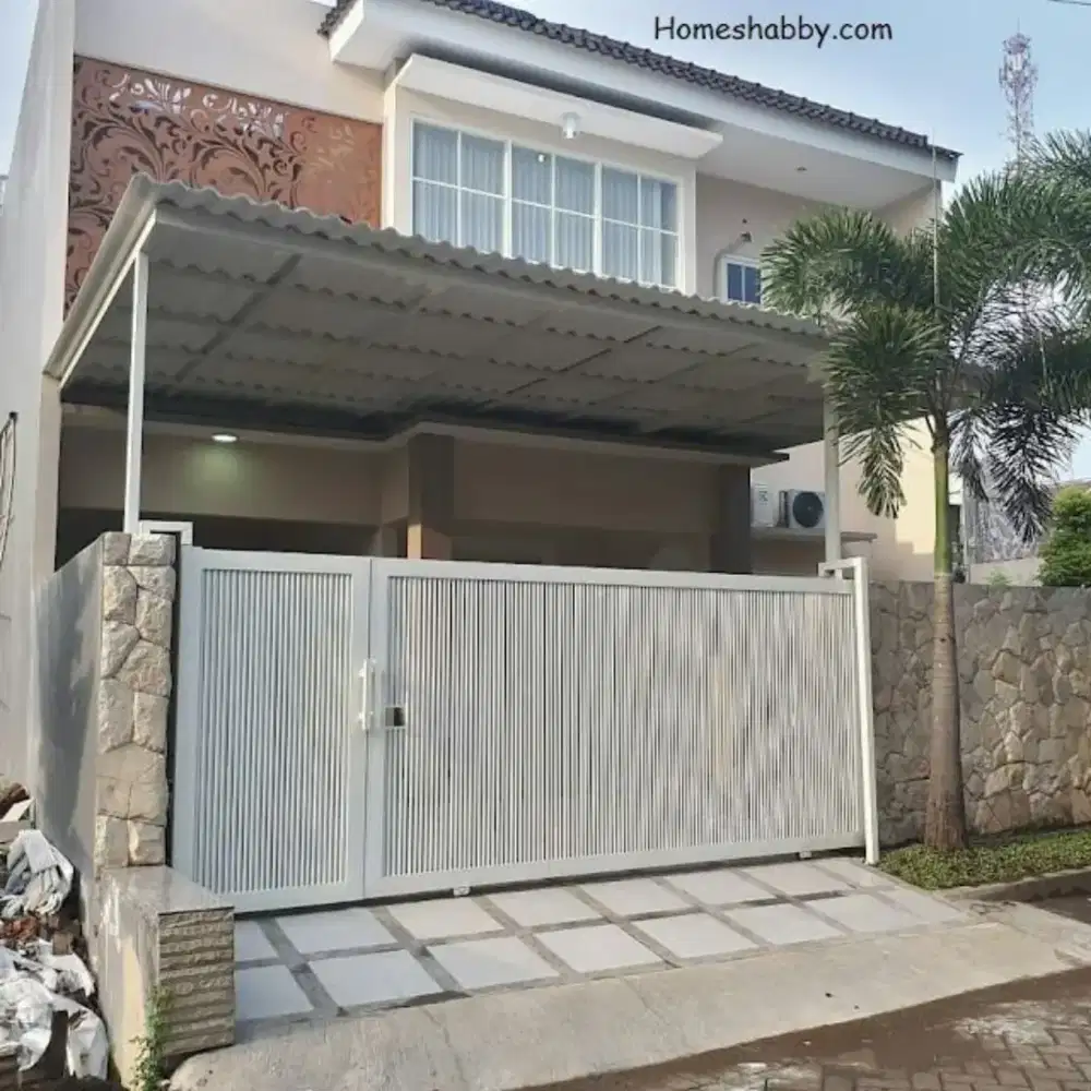 Bengkel las Lampung tralis kanopi pintu pagar gerbang tangga