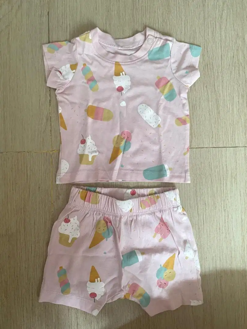 1 set baju & celana pendek H&M (3 set)