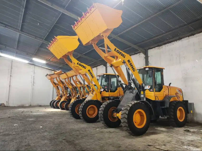 Ready Kapasitas 1 - 3 Kubik Wheel Loader China Tangguh Sparepart Mudah