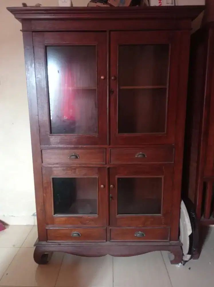 Lemari Kayu Jati Super