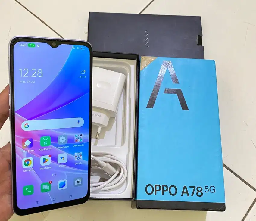 Oppo A78 5G Ram 8+1/128gb Fullset