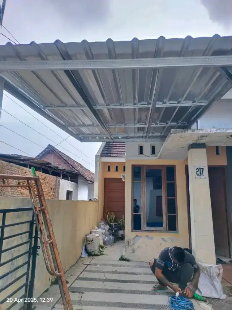 Kanopi baja ringan galvalum