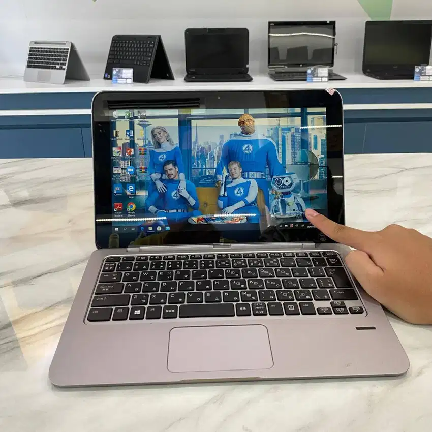 [H09] Laptop 2IN 1 hybird lepas pasang coco untuk editing