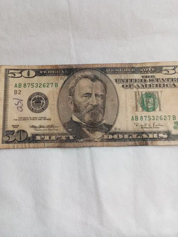 US $50 Vintage Tahun 1996