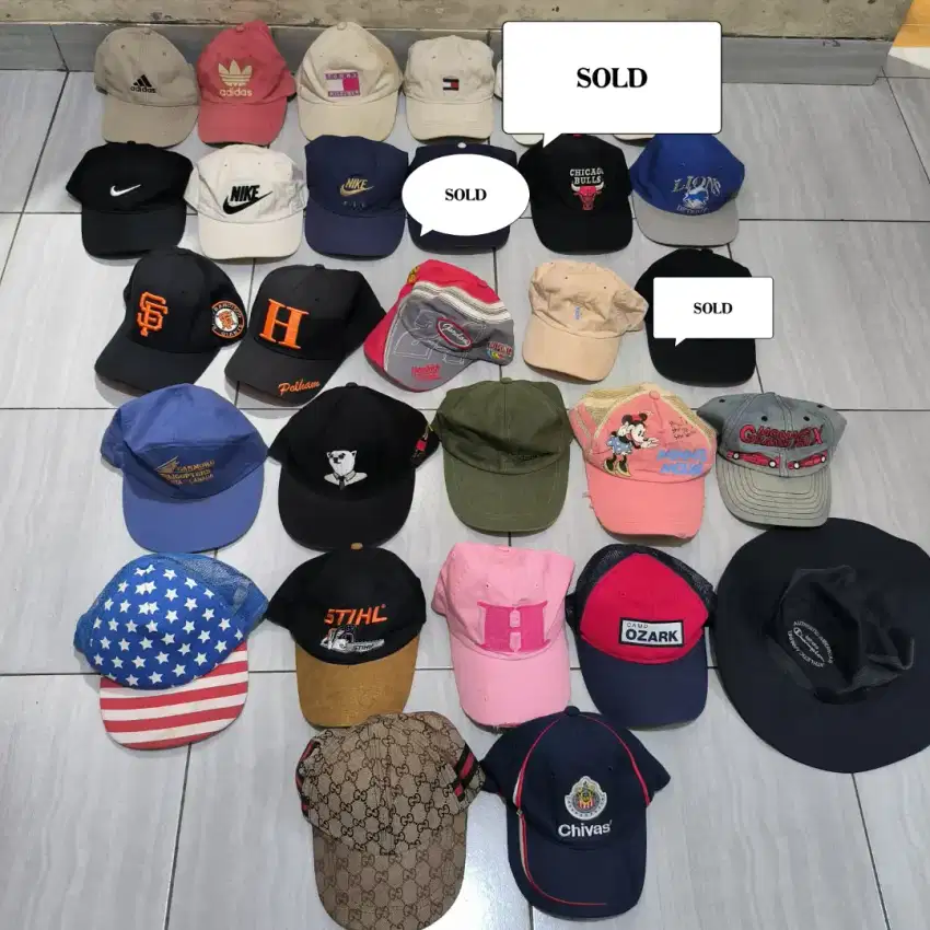 Topi Full Brand Nike Vintage Adidas NBA