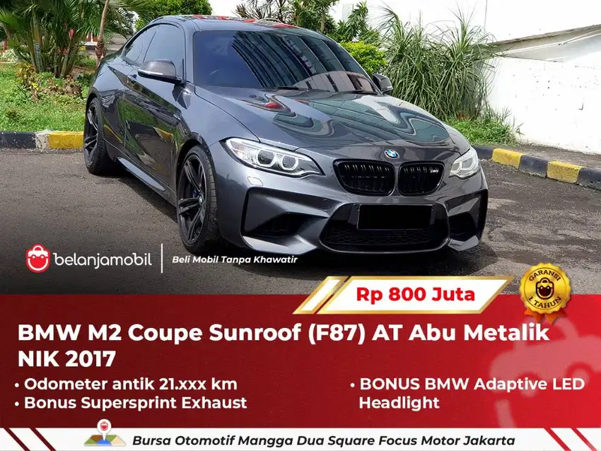 [ KM ANTIK 21RB ] BMW M2 M 2 Coupe Sunroof (F87) AT Abu 2017/2018