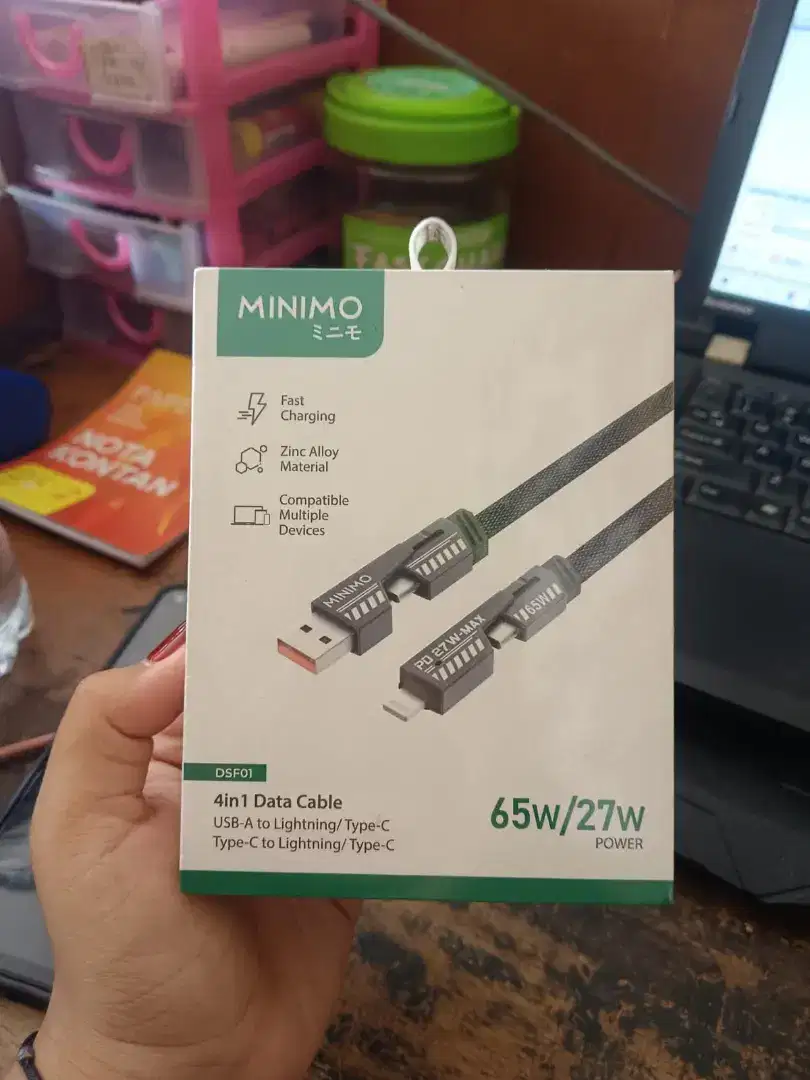MINIMO 4in 1 Data Cable 65w/27w