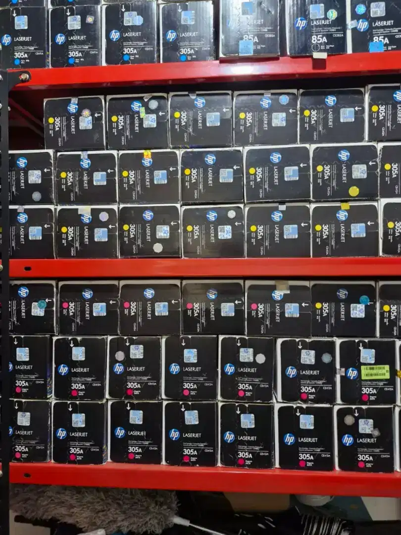 Menerima tinta printer baru dan bekas