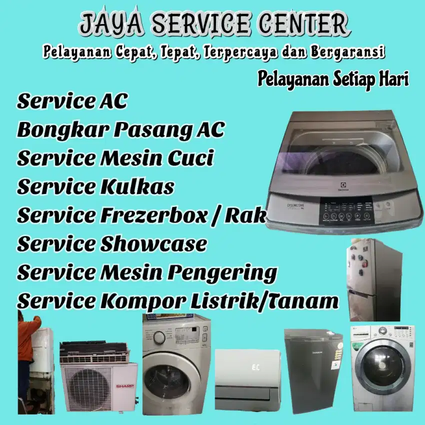 Service AC Bongkar Pasang AC Servis Mesin Cuci Kulkas Frezer Kenjeran