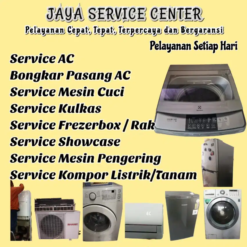 Service Kulkas Frezer Bongkar Pasang AC Servis AC Mesin Cuci Semampir