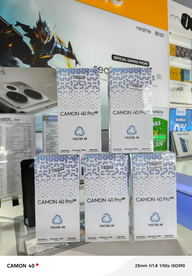 TECNO CAMON 40 PRO 8+8/256|ATLANTIS DAHSYAT