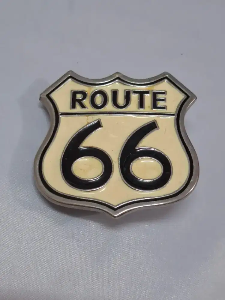Buckle Route 66 metal USA