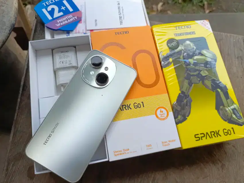 Tecno spark Go 1 ram 4/64 fullset mulus ( setara 30c camon 40 pro )