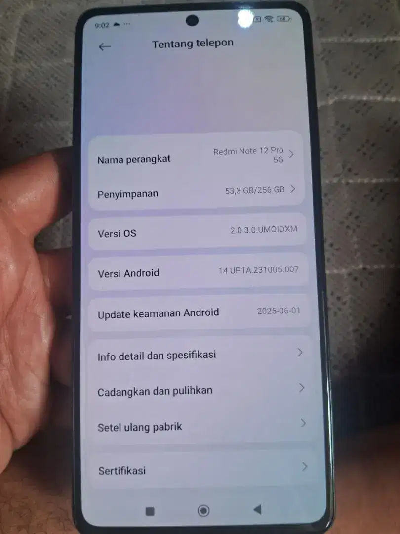 Redmi note 12 pro 5g