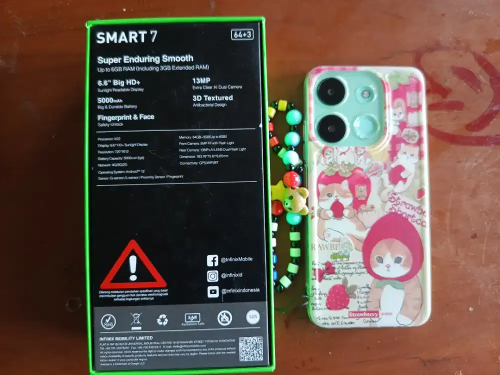 Infinix smart 7 mulus no minus