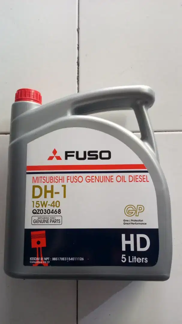Jual oli mesin colt diasel canter/fuso 15w-40 DH ORIGINAL MITSUBISHI5L