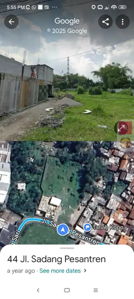 BU Turun Harga Dijual Tanah 500 jutaan area TKI, strategis