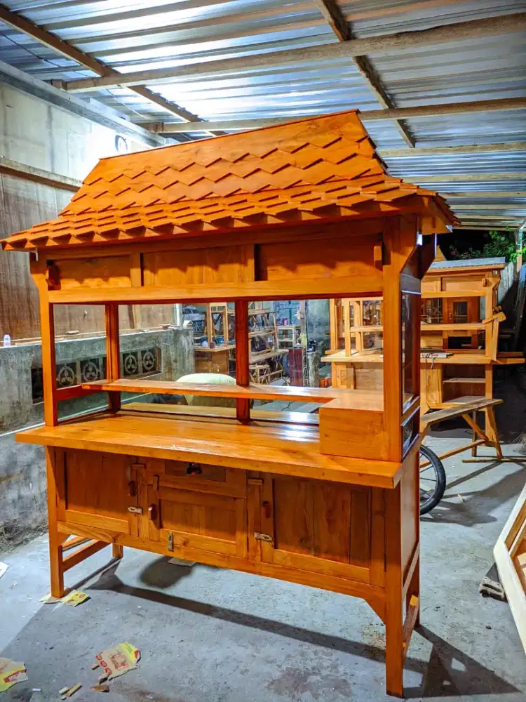 Gerobak nasi goreng, gerobak angkringan, gerobak pecel lele, d