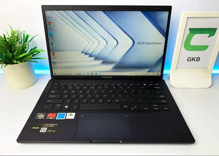 Laptop Asus Expertbook FHD IPS jernih Ryzen VGA 2gb Numpberpad backlig