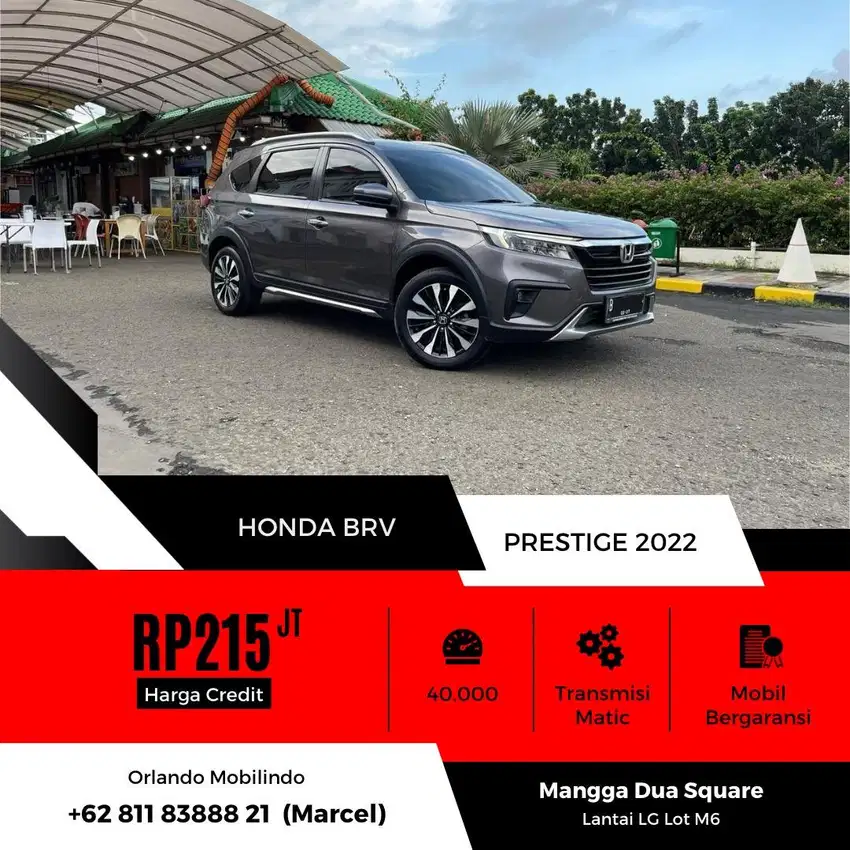 HONDA BRV PRESTIGE 2022/2023 Termurah