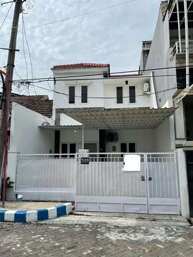 Disewakan rumah 2 lantai, cluster Pondok Tjandra Indah, Semangka