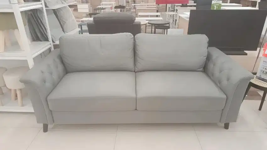 Cicilan 0% LORA SOFA 3S GREY SELMA