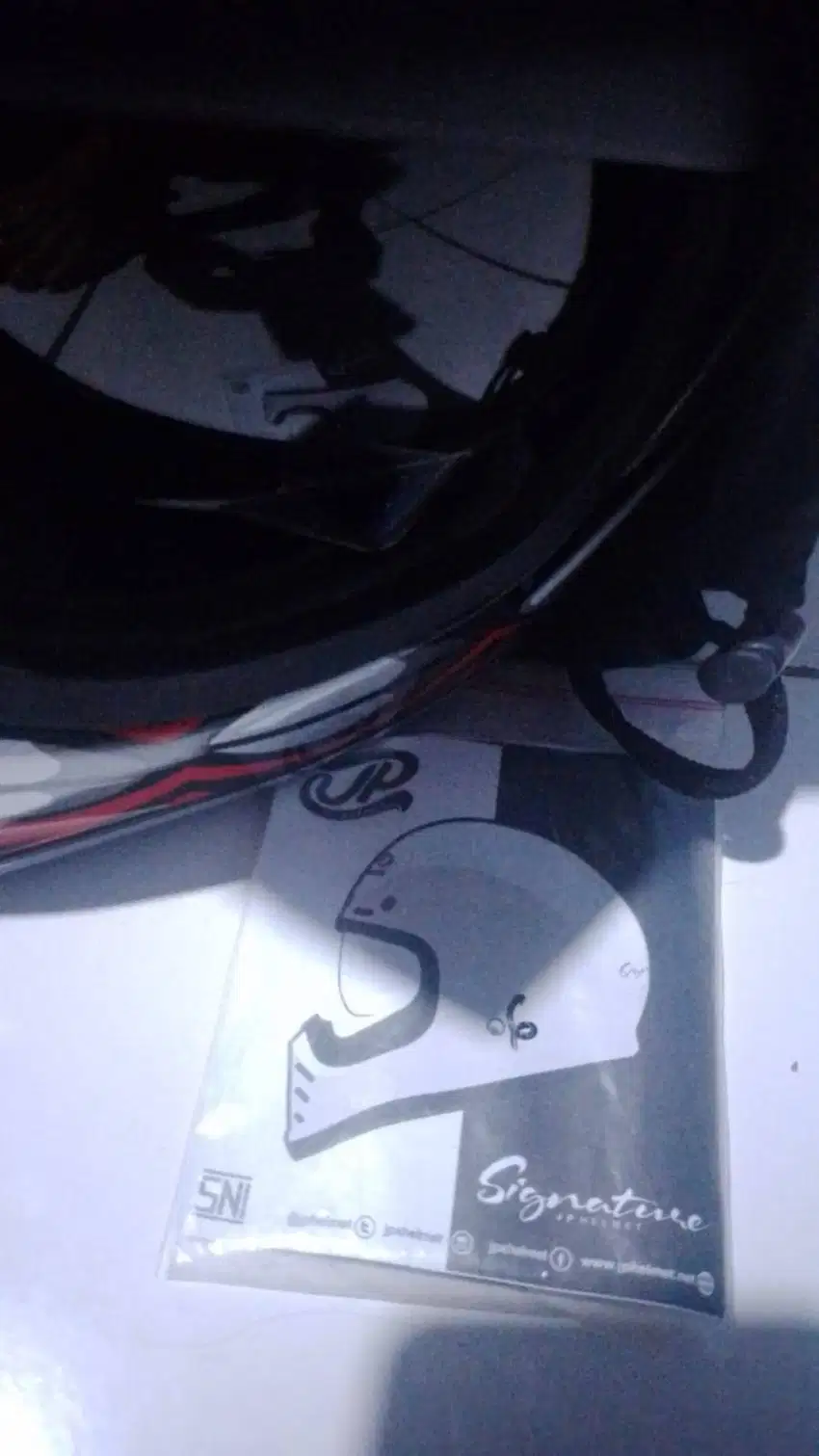 Helm full face Signature XL  BARONG/RANS SUPER BLACK