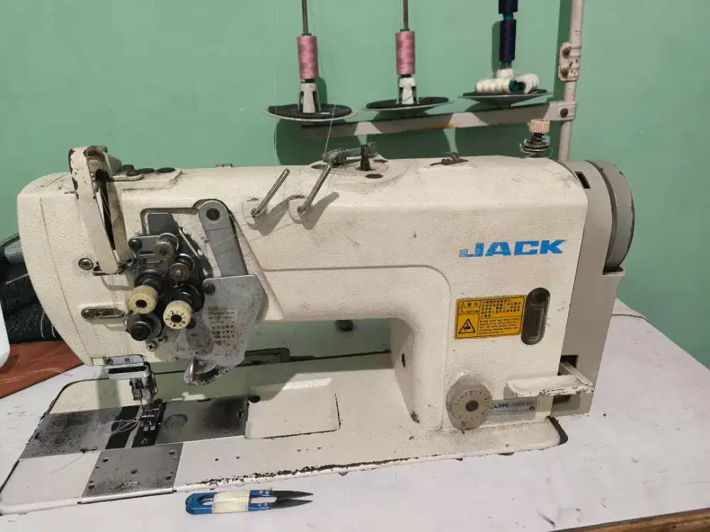 Mesin jahit double needle LH, semi otomatis L/R