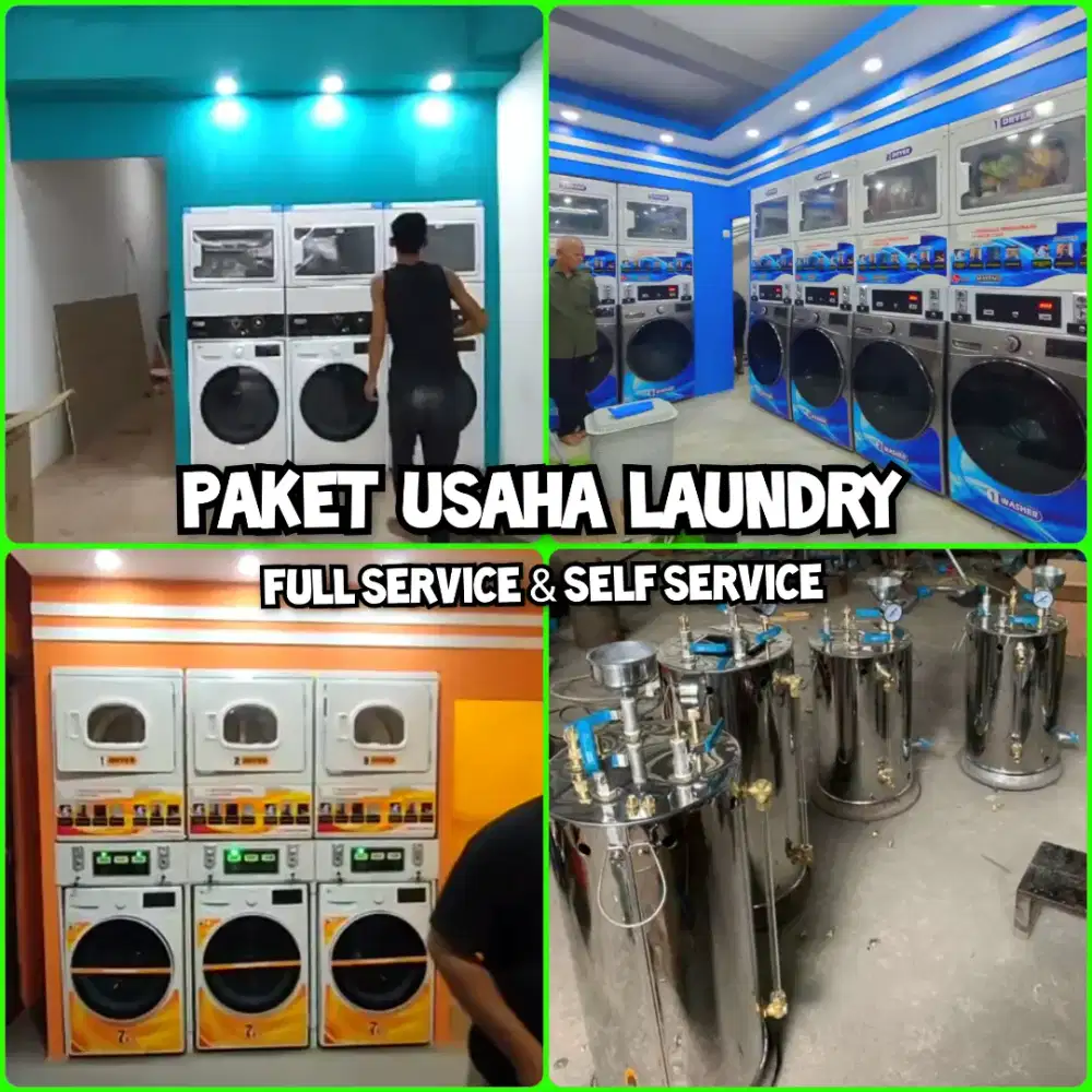 Mesin Laundry - Paket Lengkap Peralatan Usaha Laundry