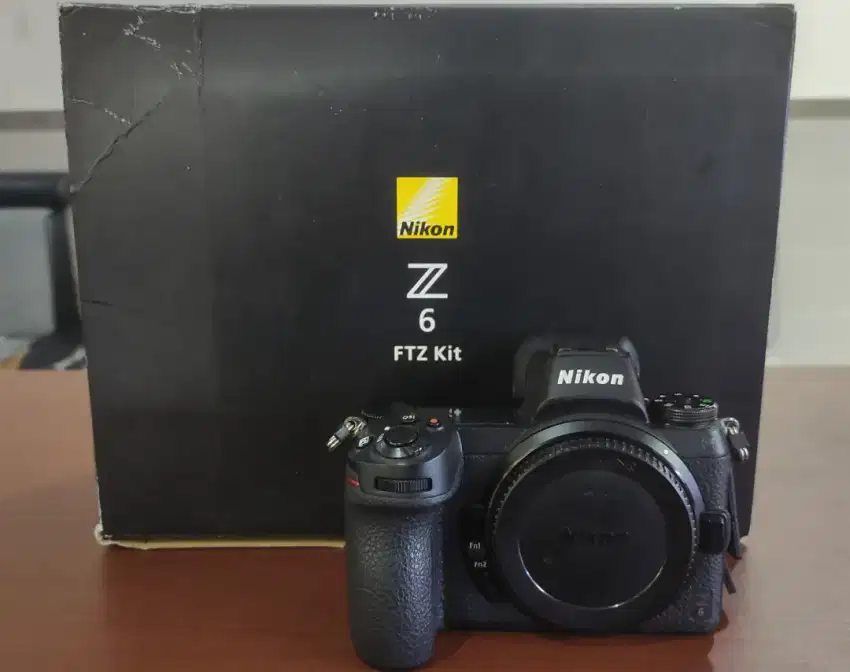 Kamera Mirroless Fullframe Nikon Z6 Body Only No Vignet Fullset Box